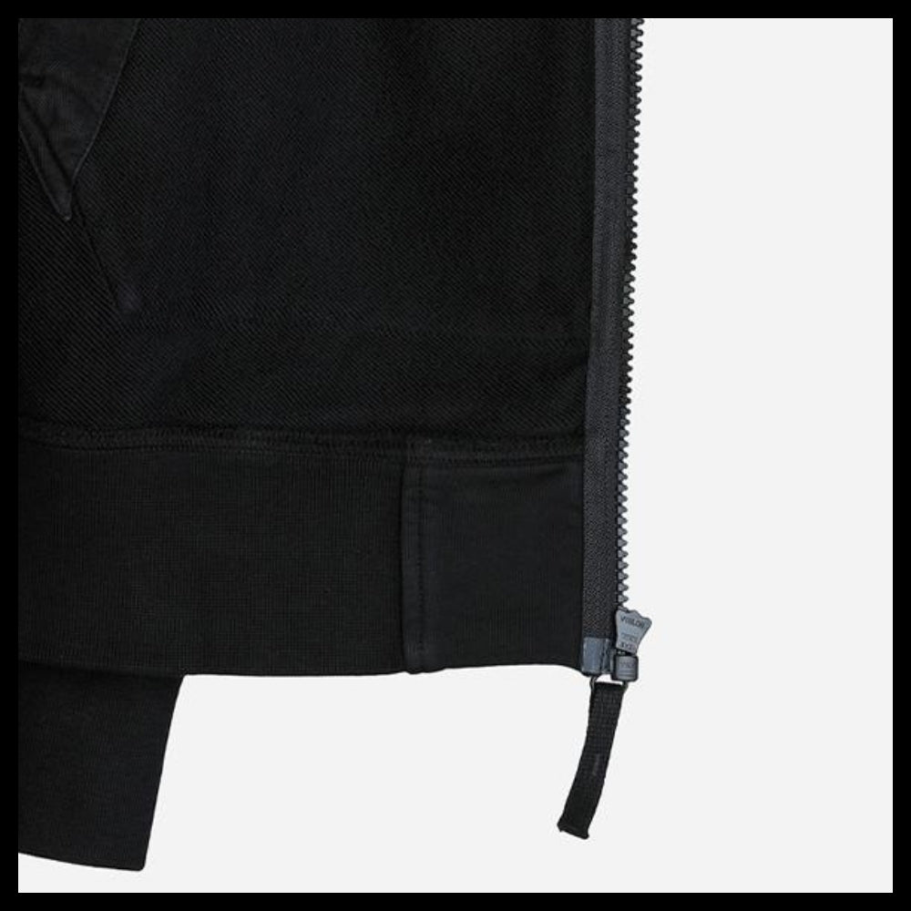 【Stone Island】Wappen Pocket Zip-up Jacket Black