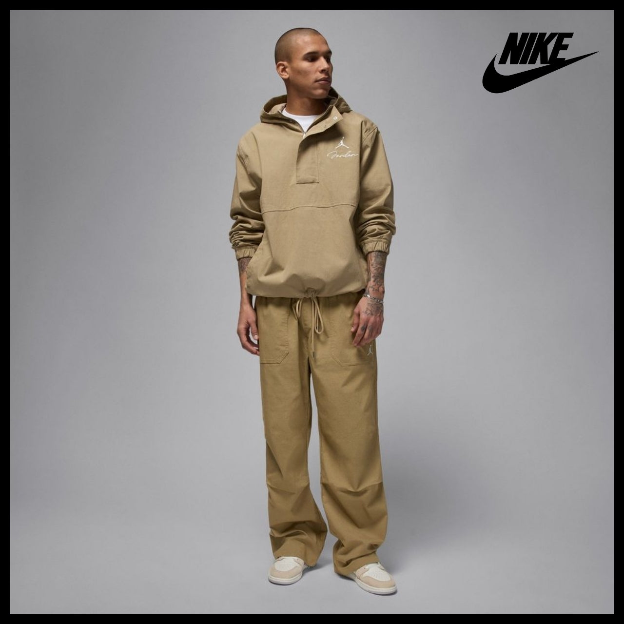 【NIKE】JORDAN MVP Woven Pants Desert Camo Sail