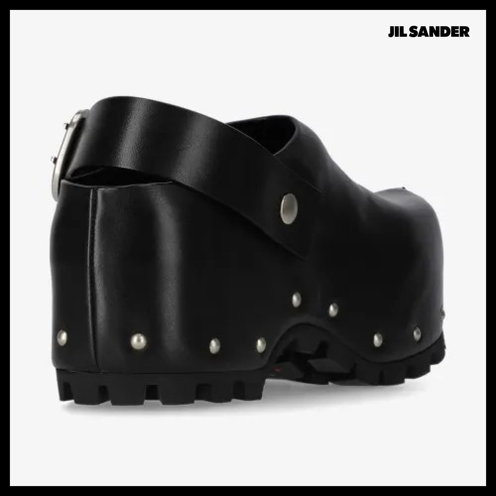 【Jil Sander】Clog Mules Black