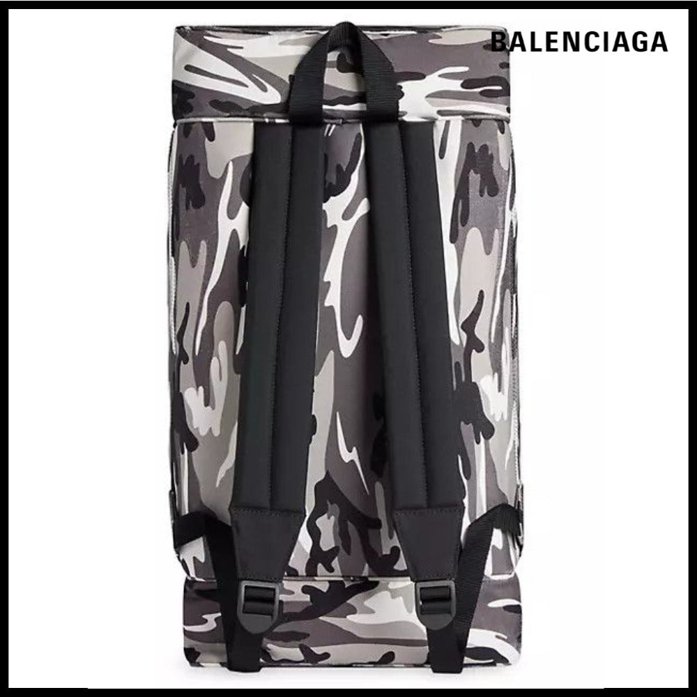 【BALENCIAGA】Explorer Travel Backpack in Camo