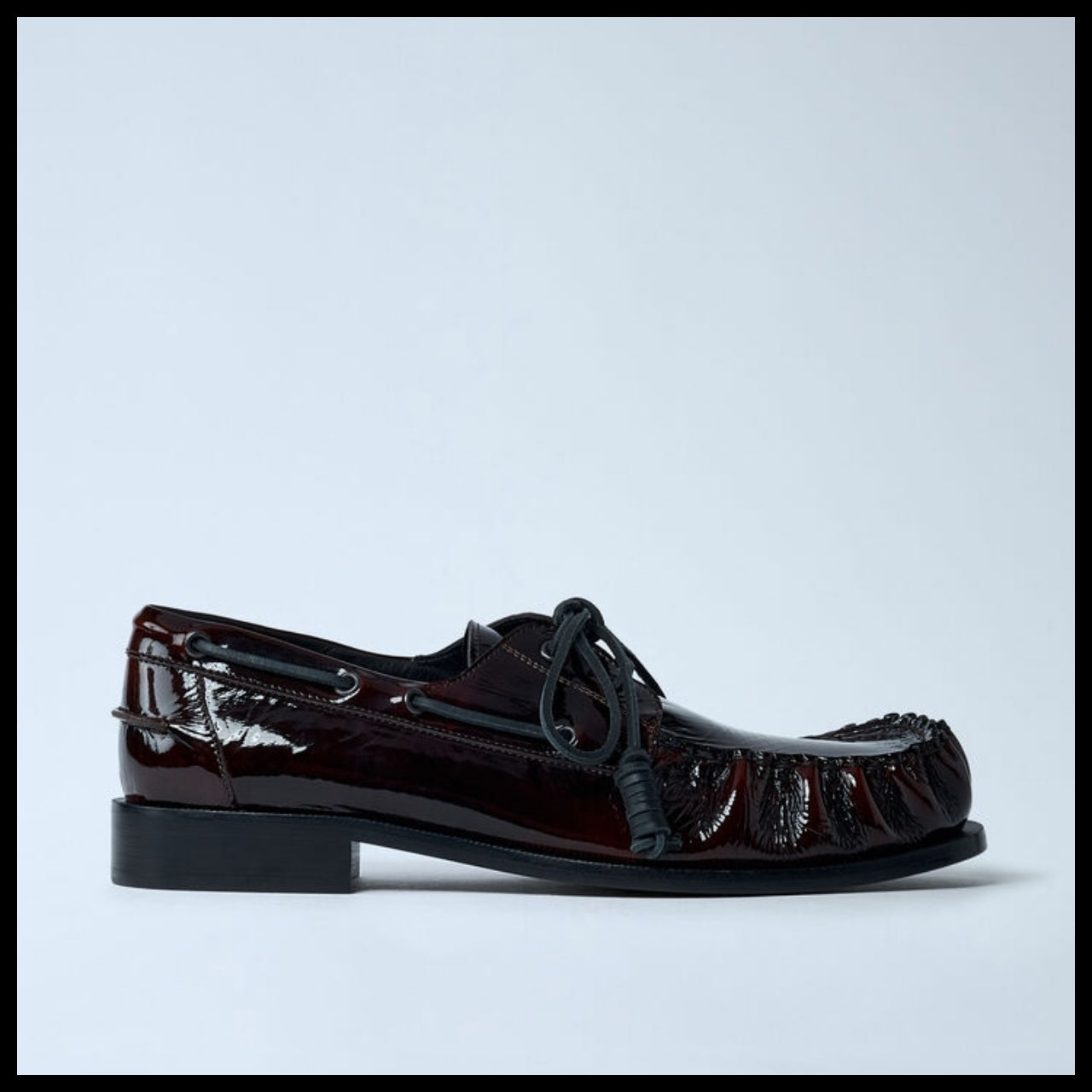 【DRIES VAN NOTEN】Patent Lace-up Shoes