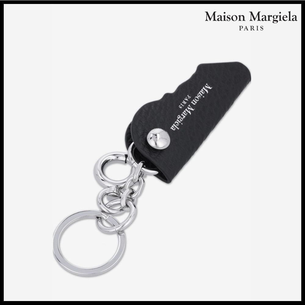【Maison Margiela】Logo Keyring - Black