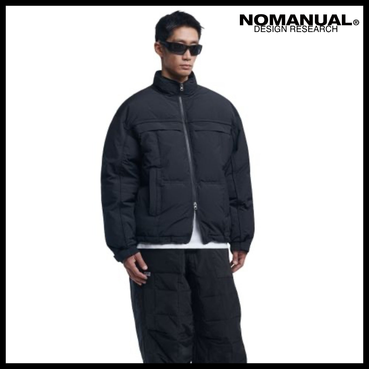 【NOMANUAL】H.T.L nylon down jacket (2 colors)
