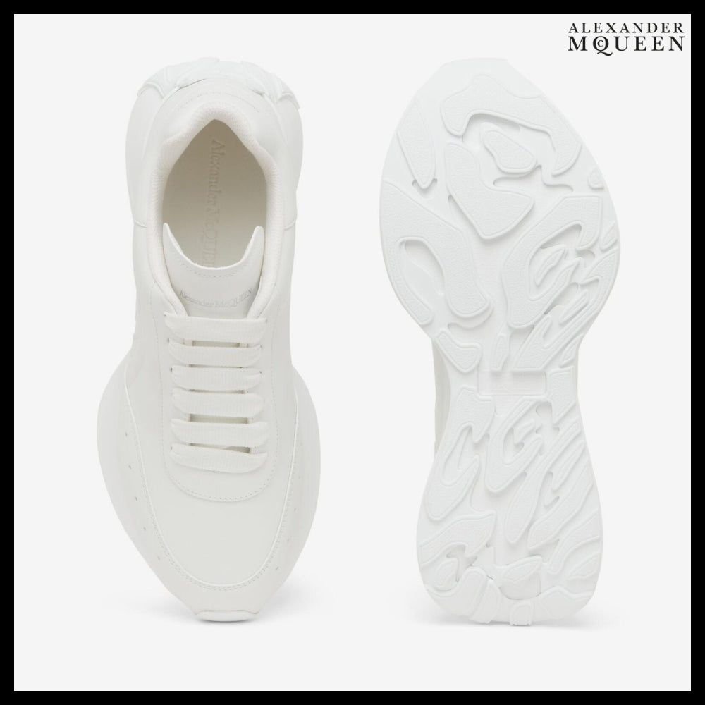【Alexander Mcqueen】Sprint Runner White 9000