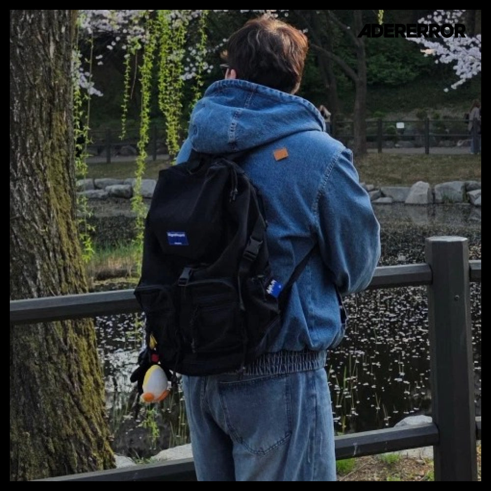【ADERERROR】Significant Tag Backpack 01 Noir