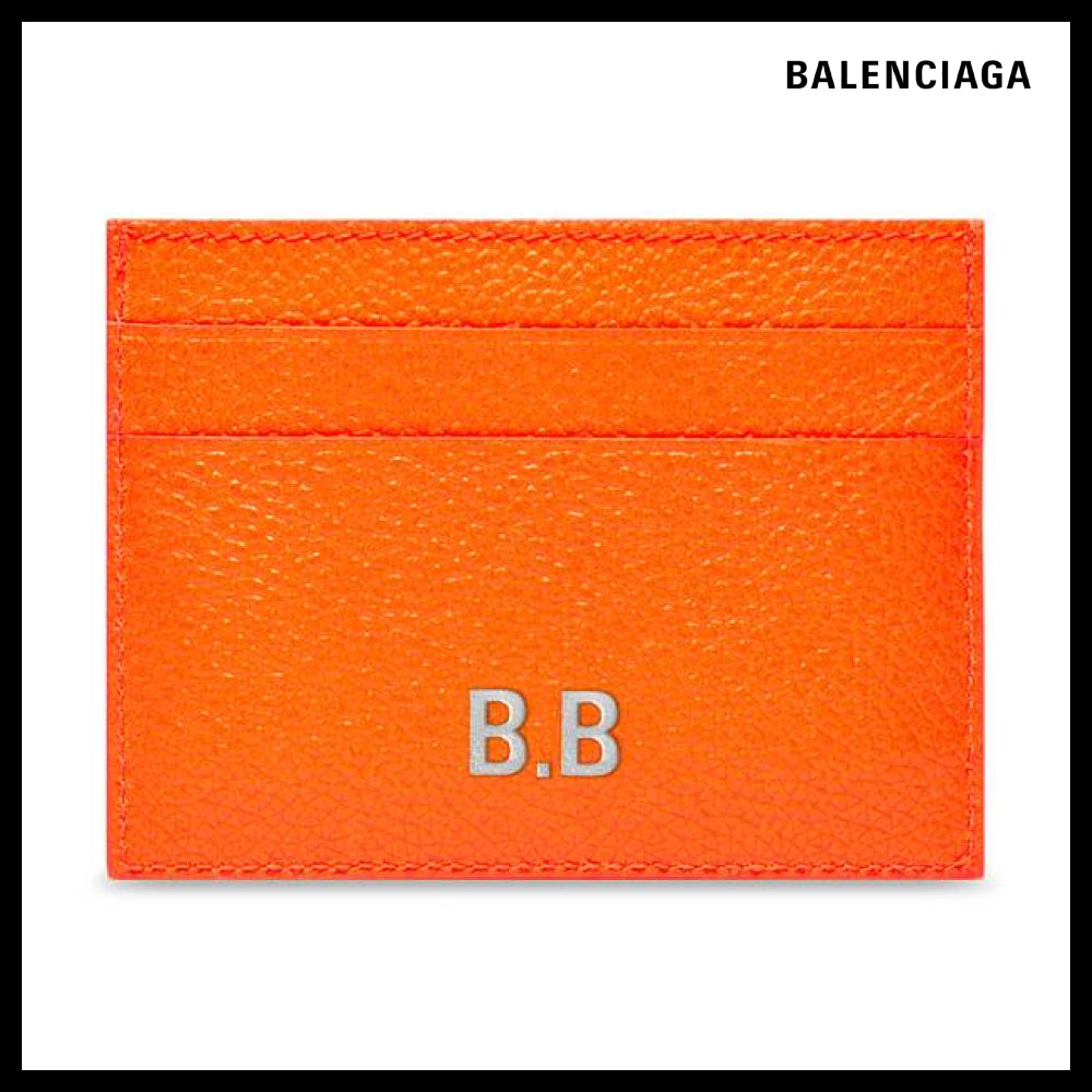 【BALENCIAGA】CASH CARD HOLDER IN NEON ORANGE