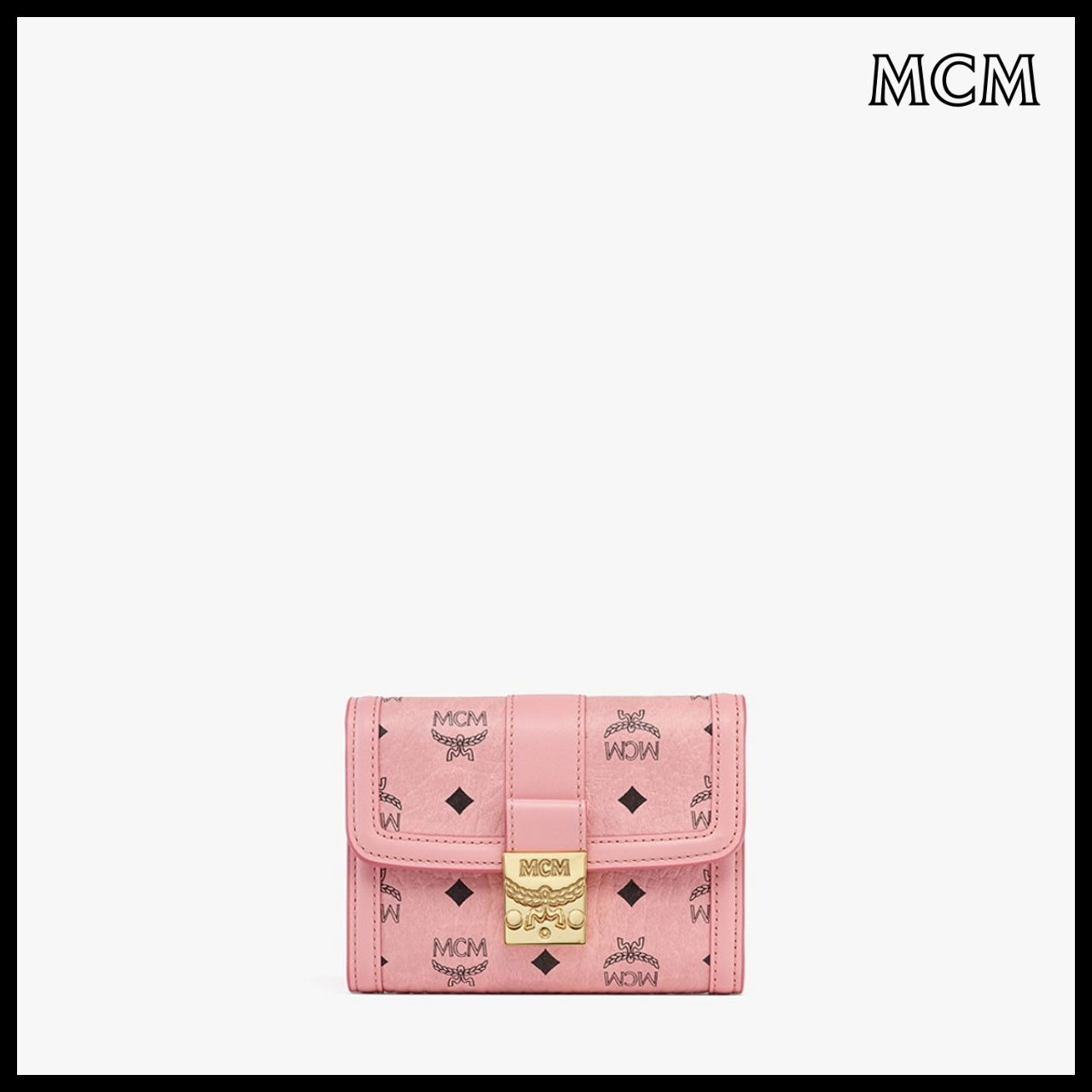 【MCM】Tracy visetos trifold wallet