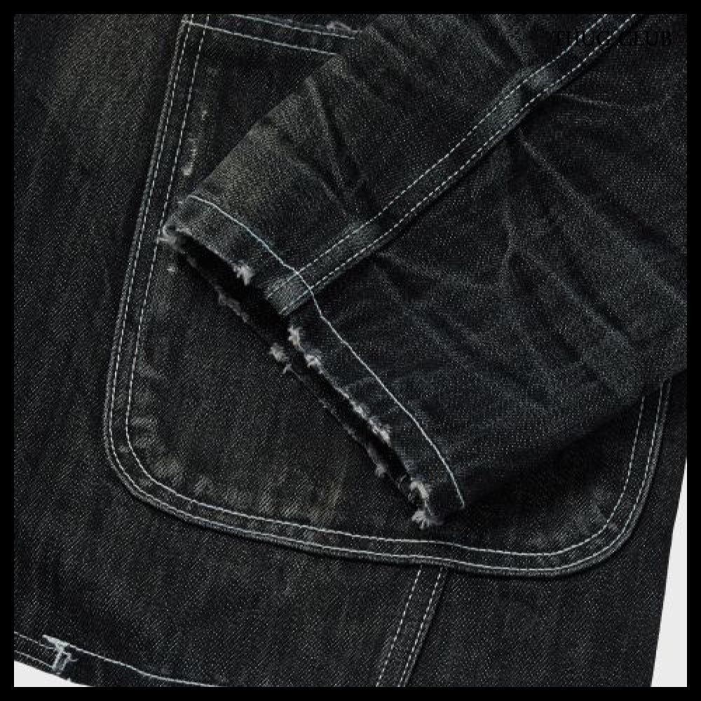 【Dickies X Thug Club】Washed Denim Blazer Jacket (2 Colors)