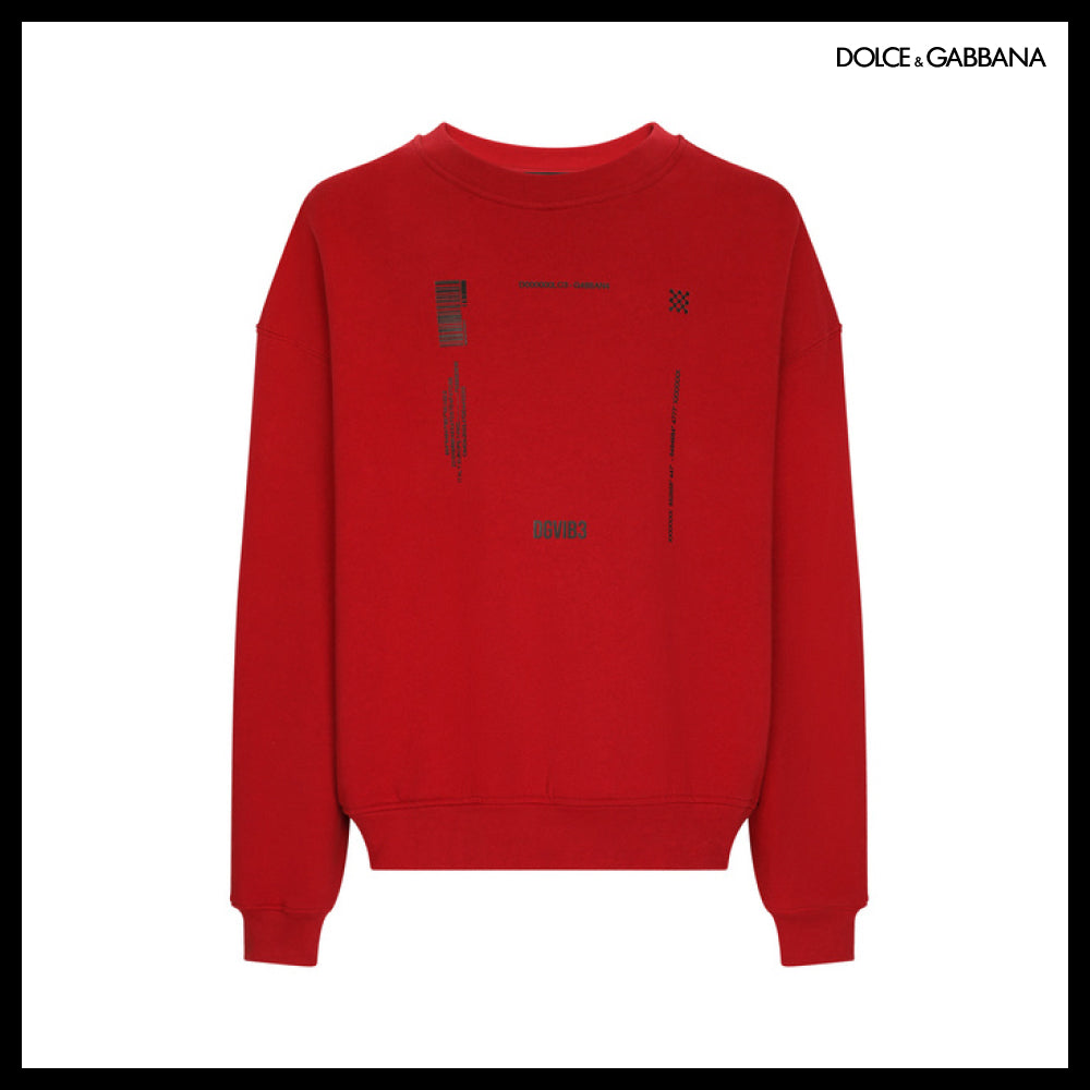 【Dolce&Gabbana】JERSEY SWEATSHIRT DGVIB3 PRINT LOGO