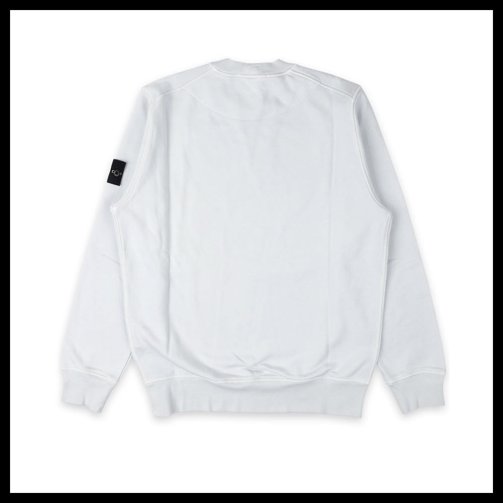 【STONE ISLAND】Wappen Patch Regular Fit Crewneck Sweatshirt