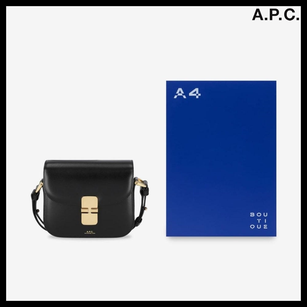 【A.P.C.】Small Myco Cabas Tote Bag Black