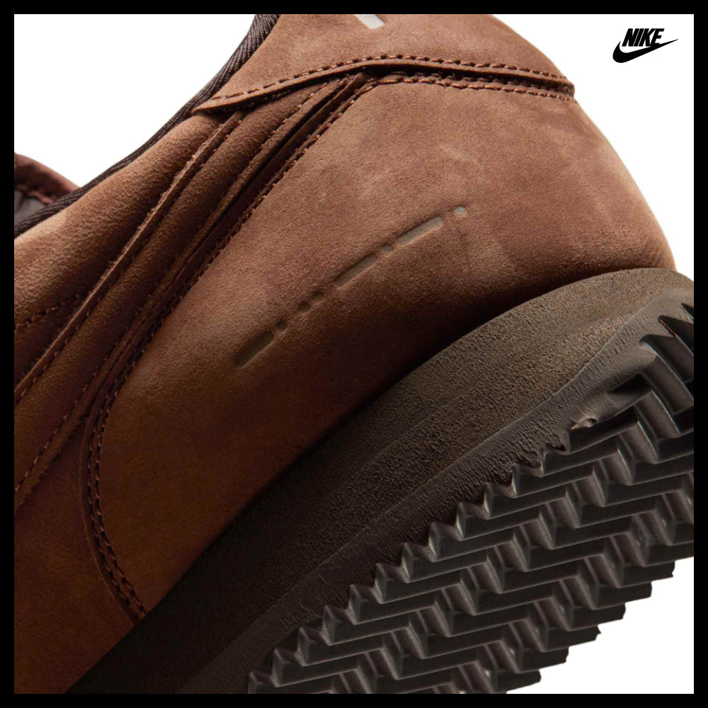【NIKE】Cortez Leather SE M Cacao Wow Velvet Brown Metallic