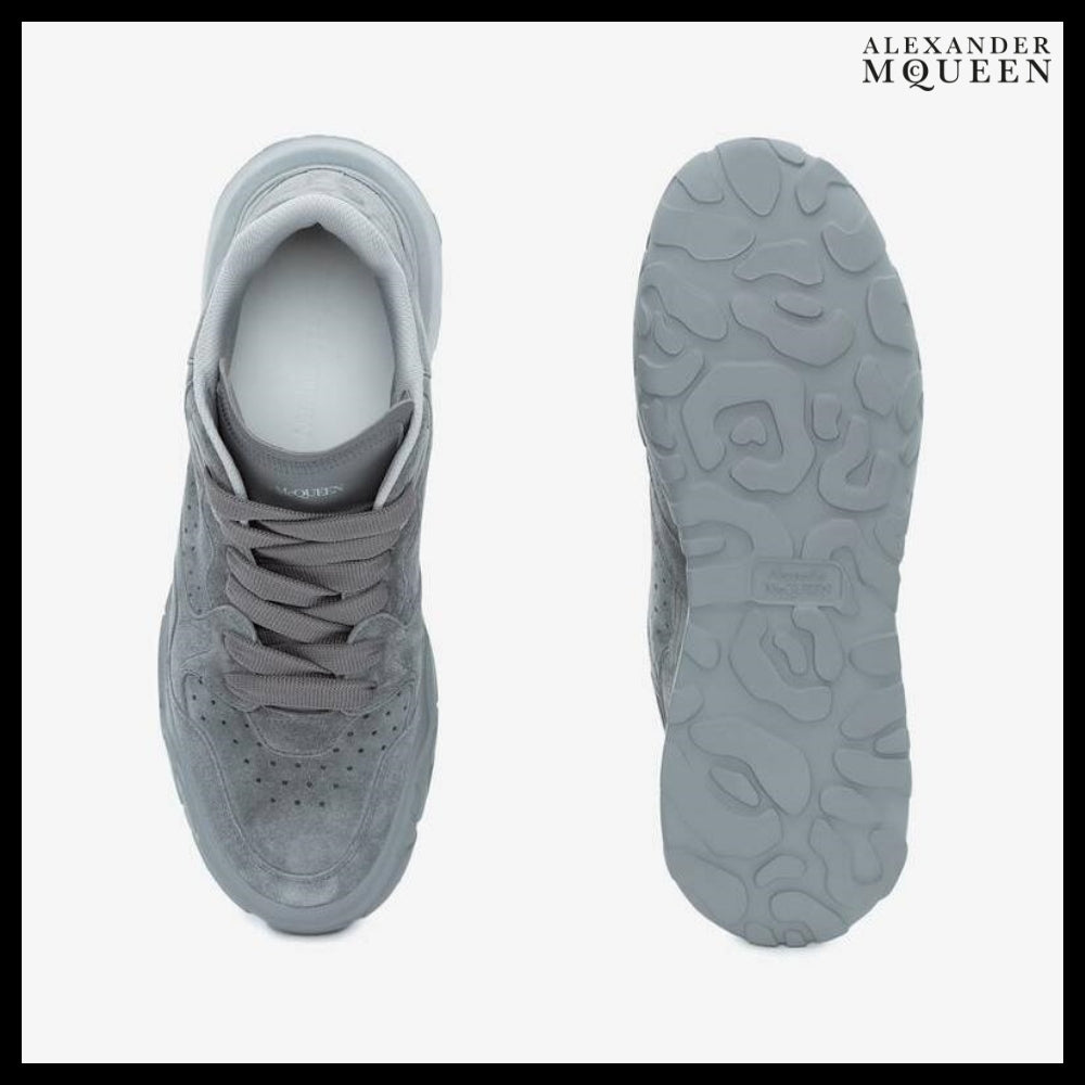 【Alexander Mcqueen】Court Trainer Sneakers Grey