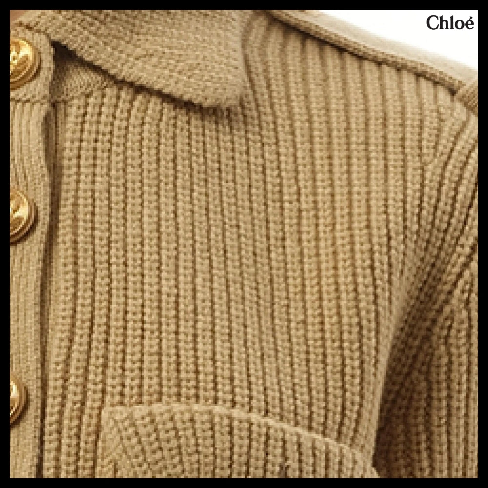 【Chloe】Smoky Cardigan in Beige