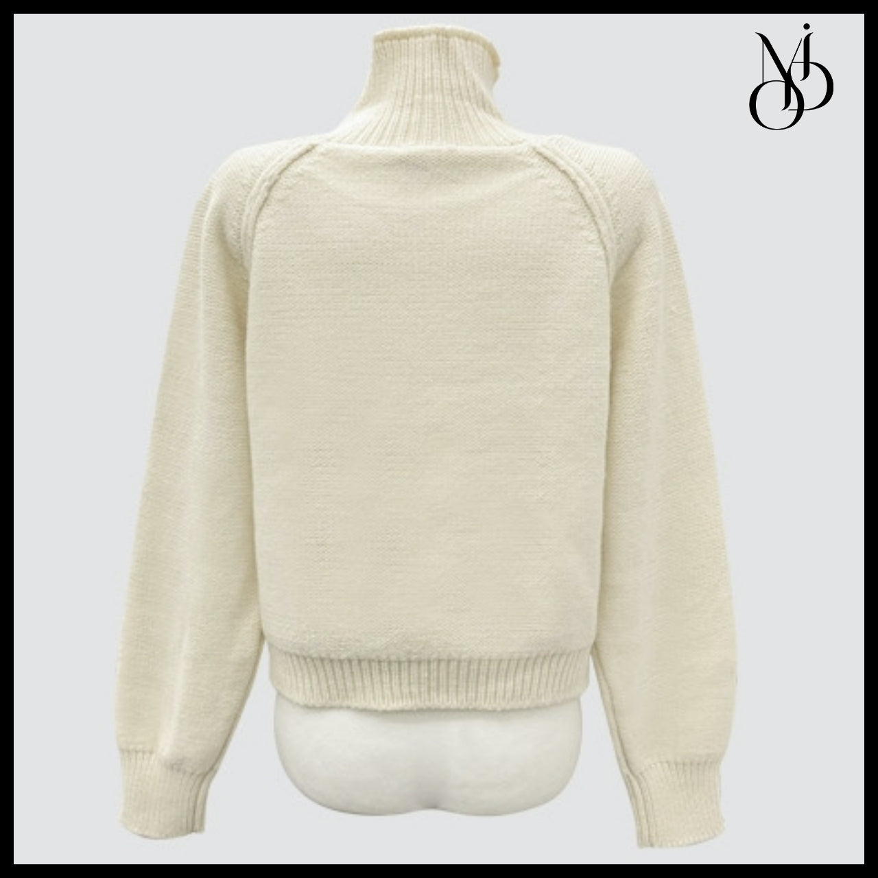 【MODIMOOD】In Tokyo Koi High Neck Knit Zip-Up