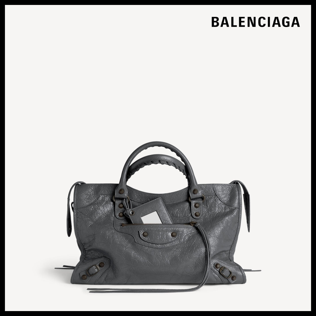 【BALENCIAGA】Le City Bag Medium Volcanic Rock