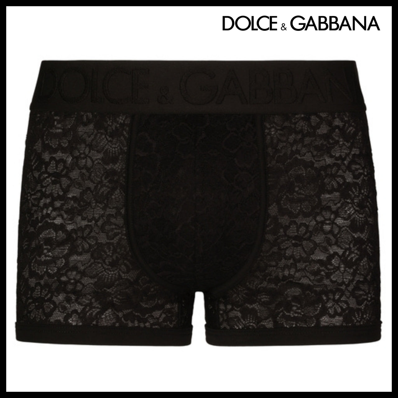 【Dolce & Gabbana】STRETCH LACE FIT BOXERS