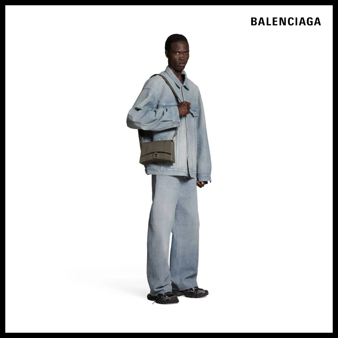 【BALENCIAGA】Downtown XS Crossbody Bag