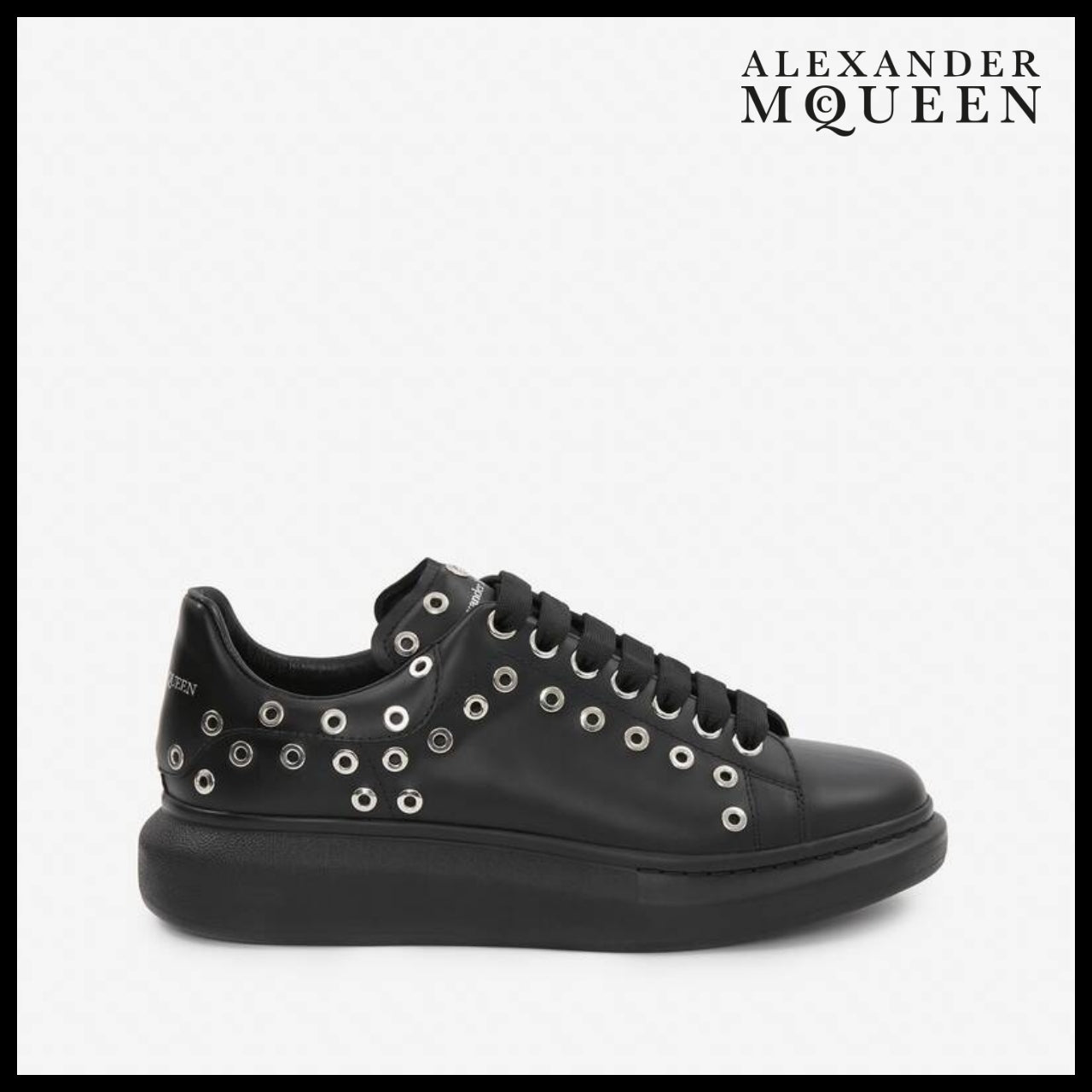 【Alexander Mcqueen】Men's Oversized Sneaker Silver Black