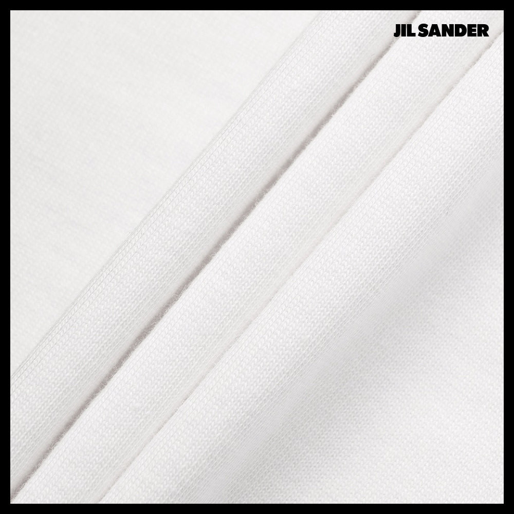 【Jil Sander】Logo Short Sleeve T Shirt Porcelain
