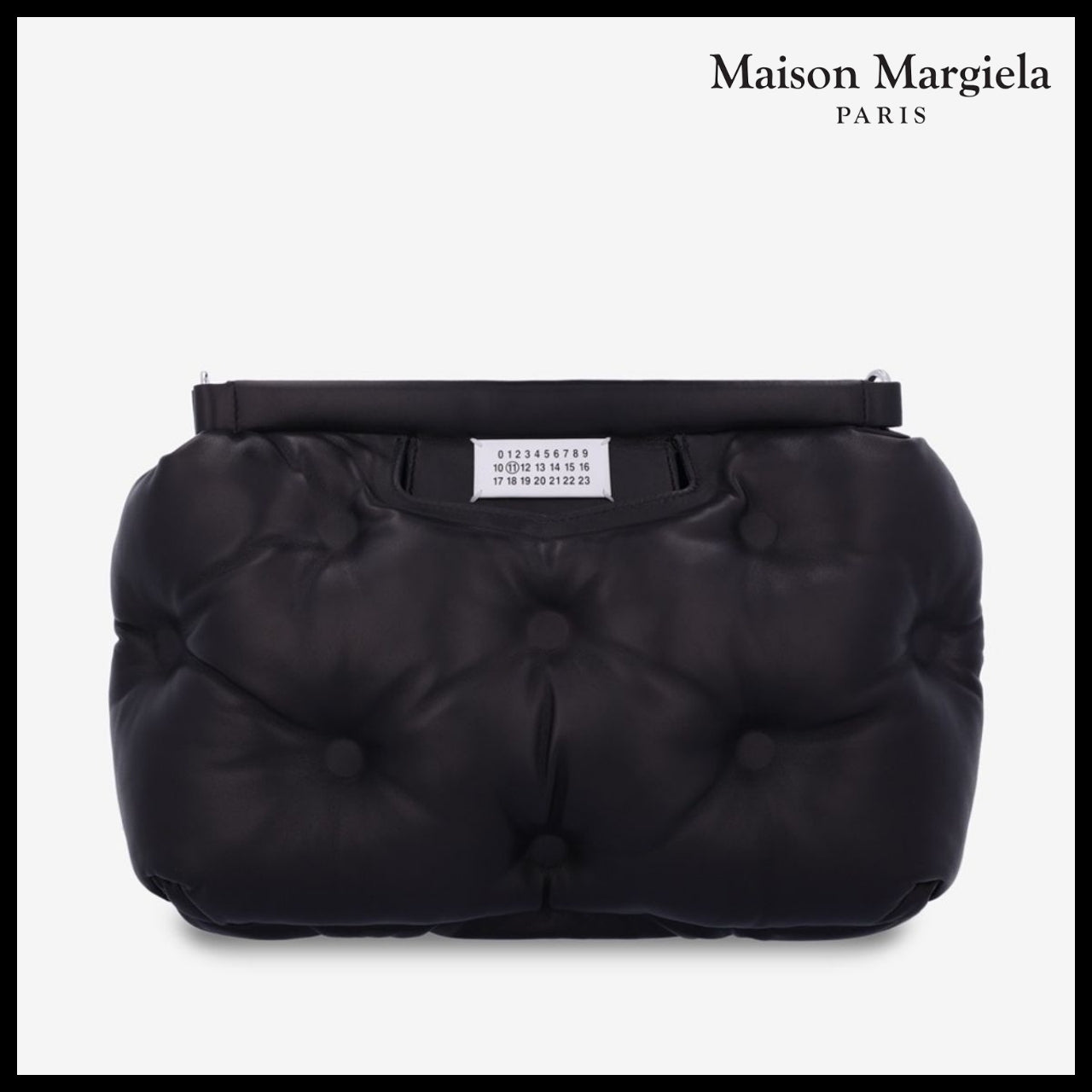 【Maison Margiela】Glam Slam Classic Medium Tote Bag Black