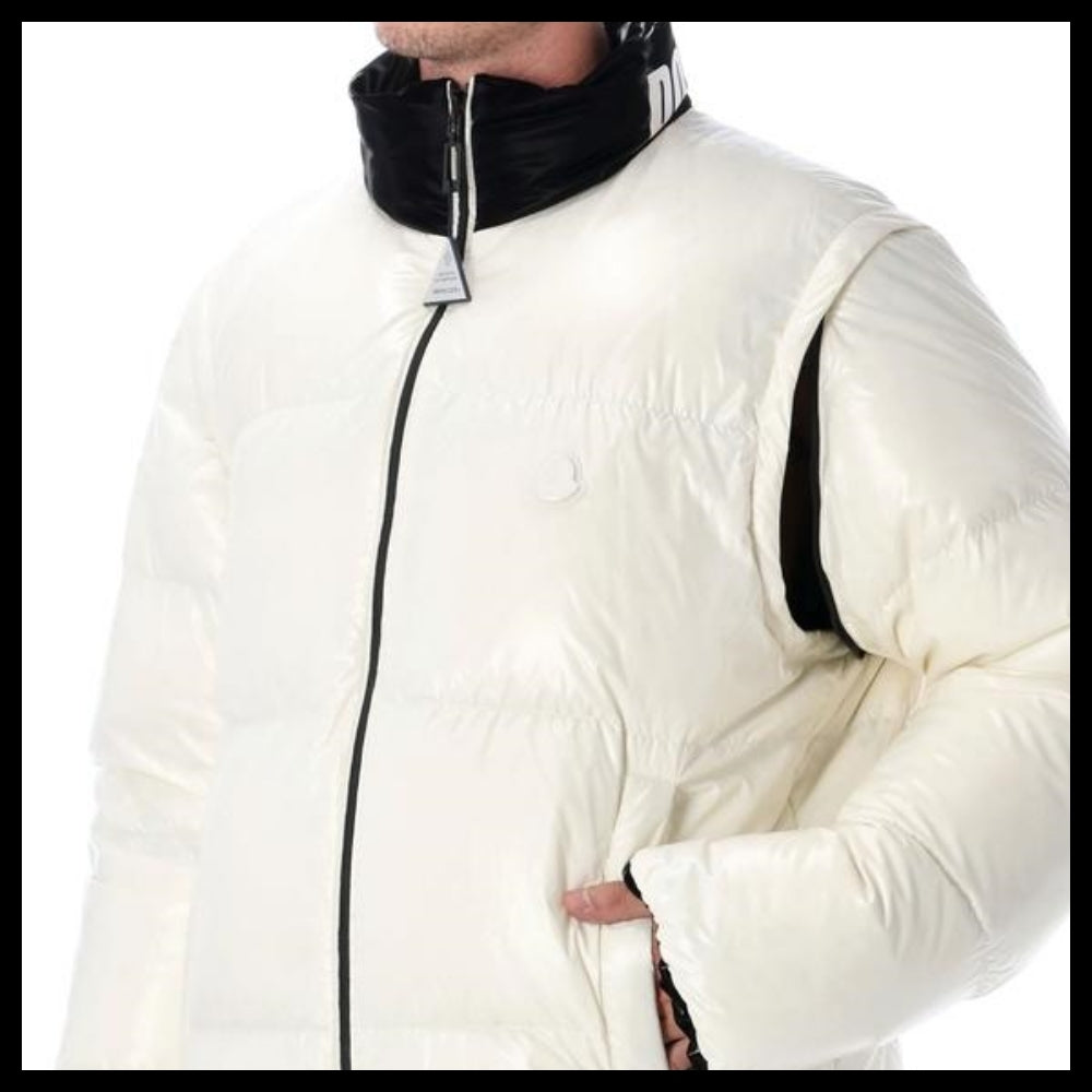 【MONCLER】White & Black Puffer Jacket