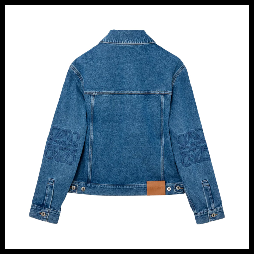 【LOEWE】Anagram Denim Jacket Blue