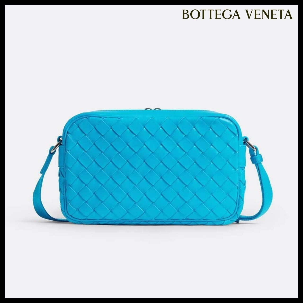 【BOTTEGA VENETA】SMALL INTRECCIATO CAMERA BAG POOL