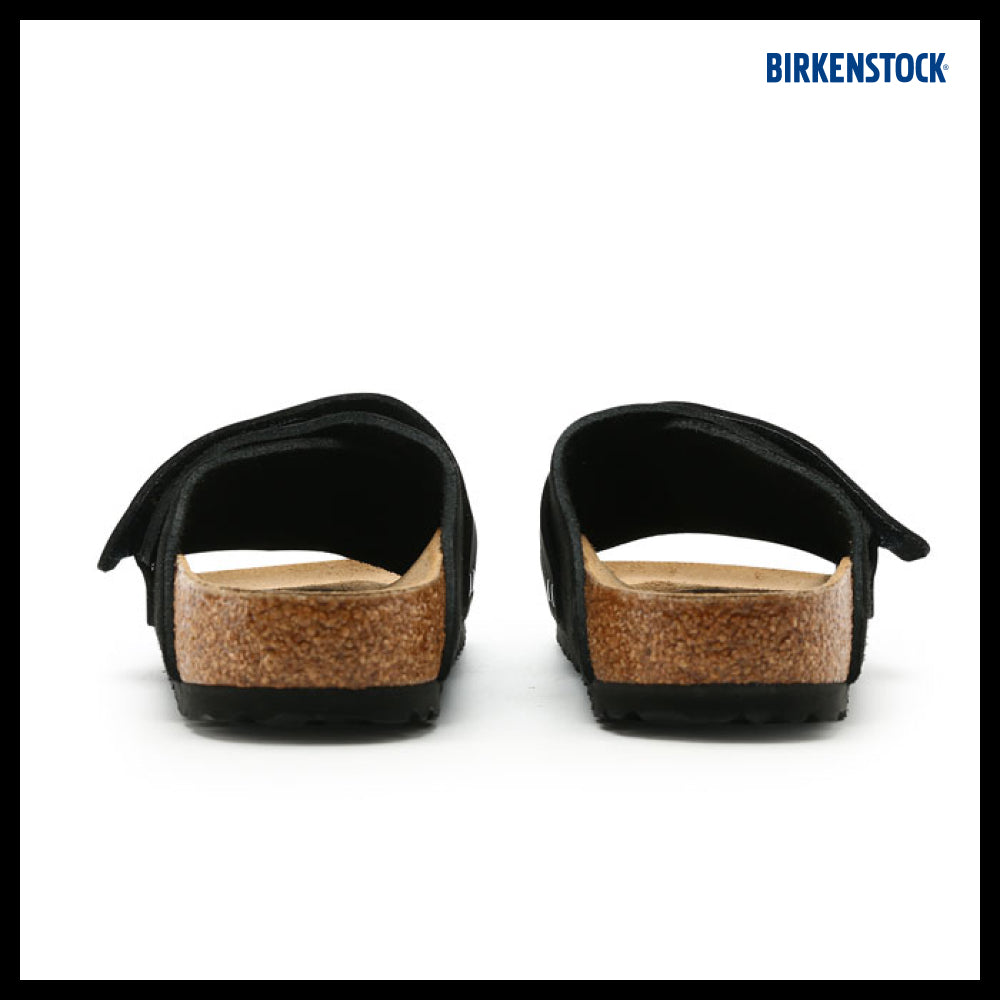 【BIRKENSTOCK】Kyoto Regular Nubuck Suede Leather Black
