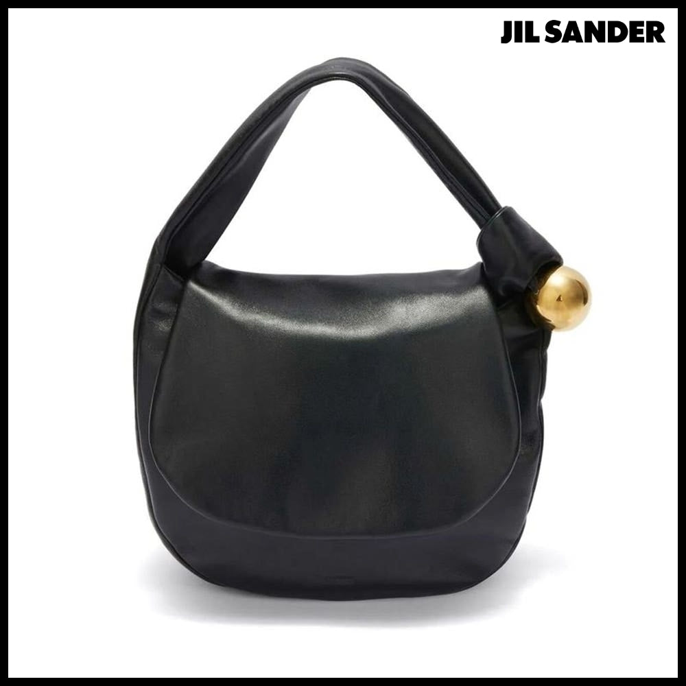 【正規品】【Jil Sander】Black Sphere Handbag
