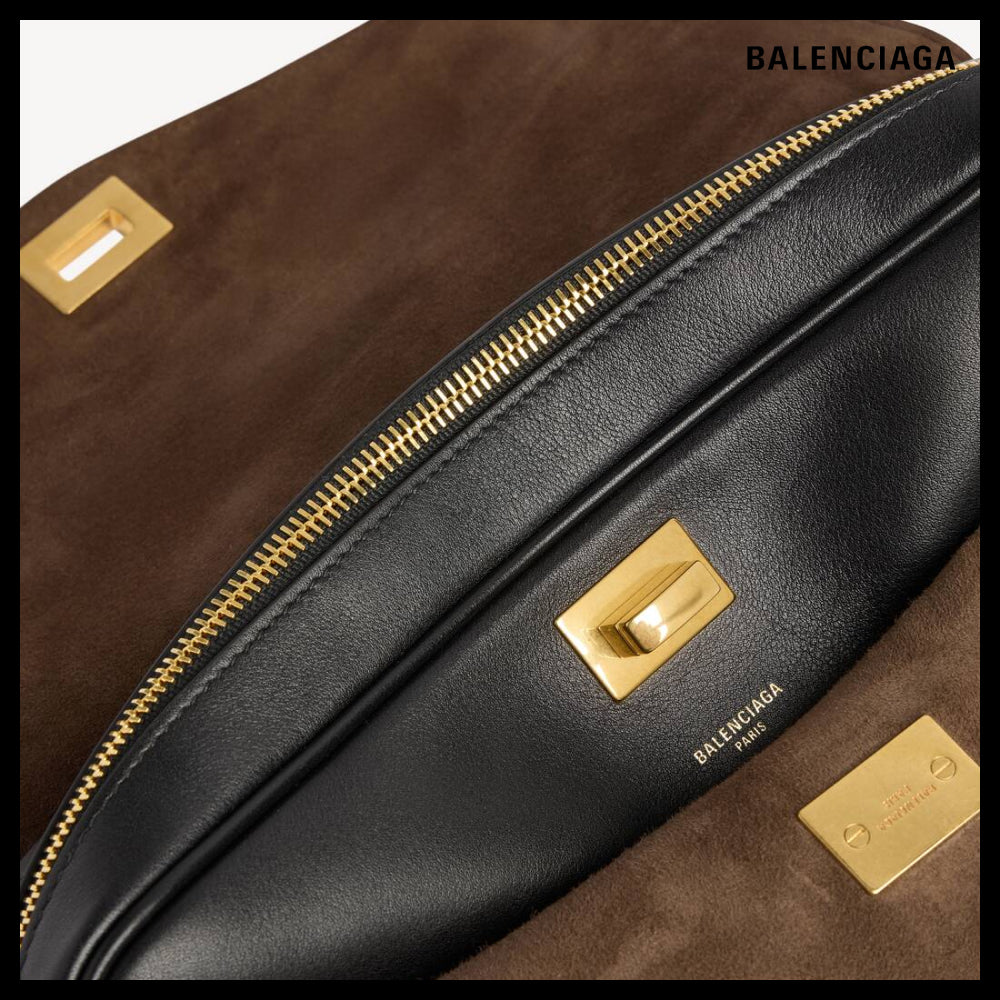 【BALENCIAGA】Le Set Shoulder Bag Medium Black