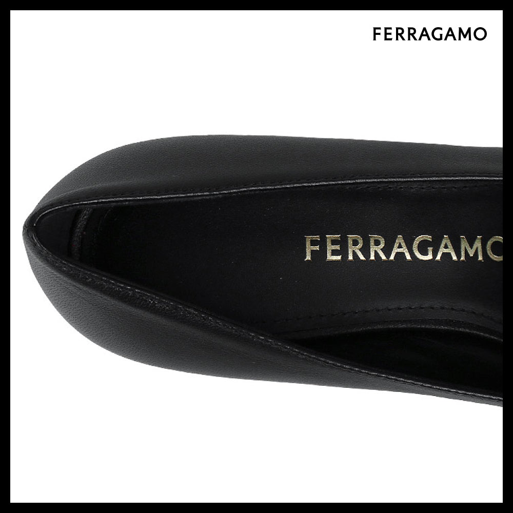 【FERRAGAMO】 Double Bow Loafers