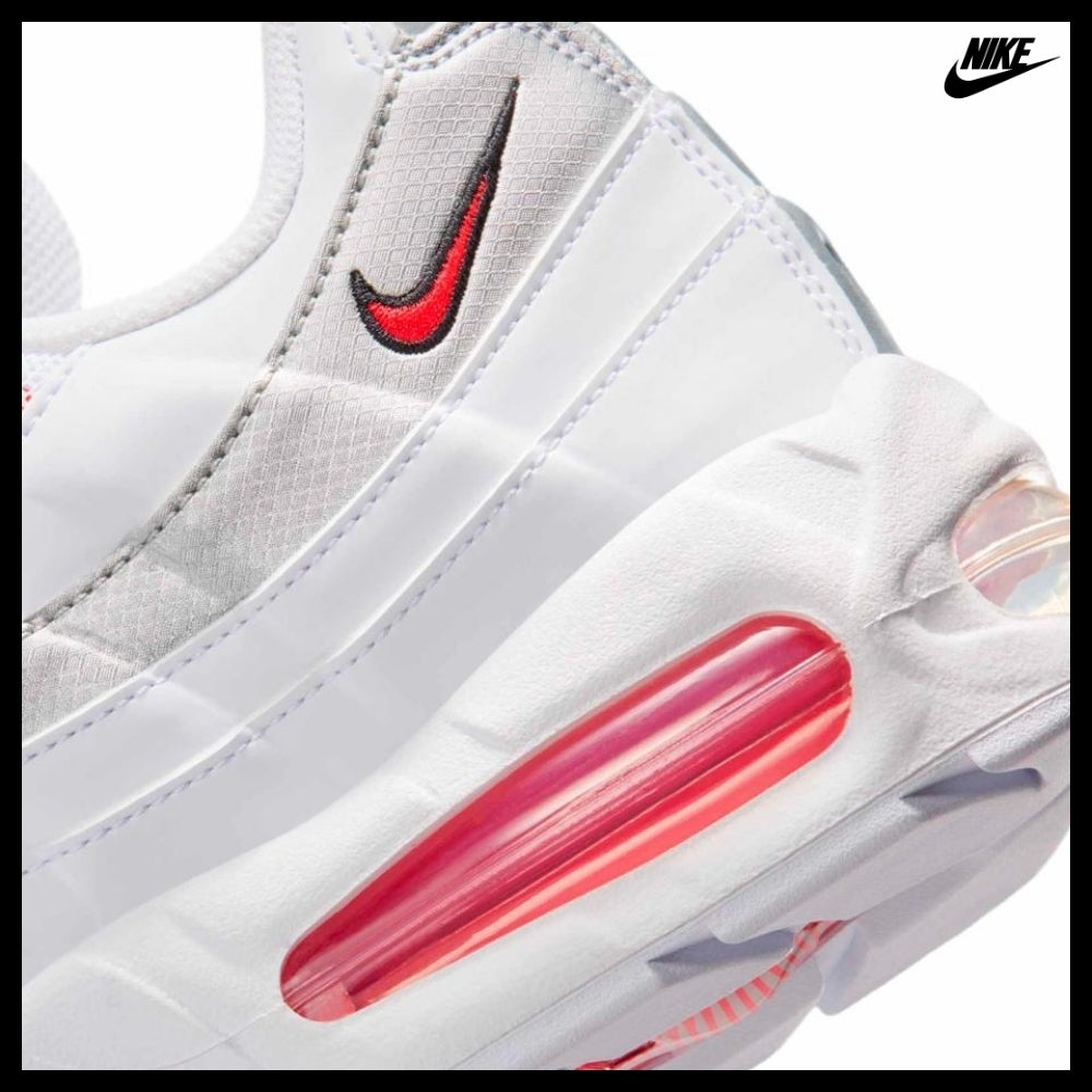 【Nike】AIR MAX 95 BIG BUBBLE WHITE METALLIC SILVER OBSIDIAN
