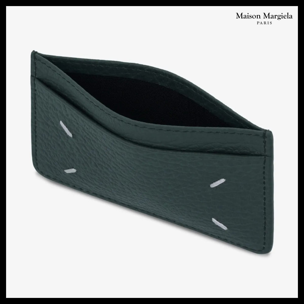【Maison Margiela】Slim 3CC Card Holder Bottle Green