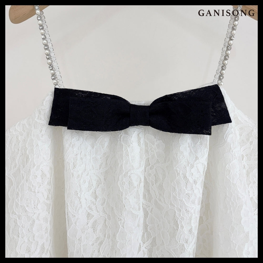 【GANISONG】Bridal Layerd Wedding Cake Dress White
