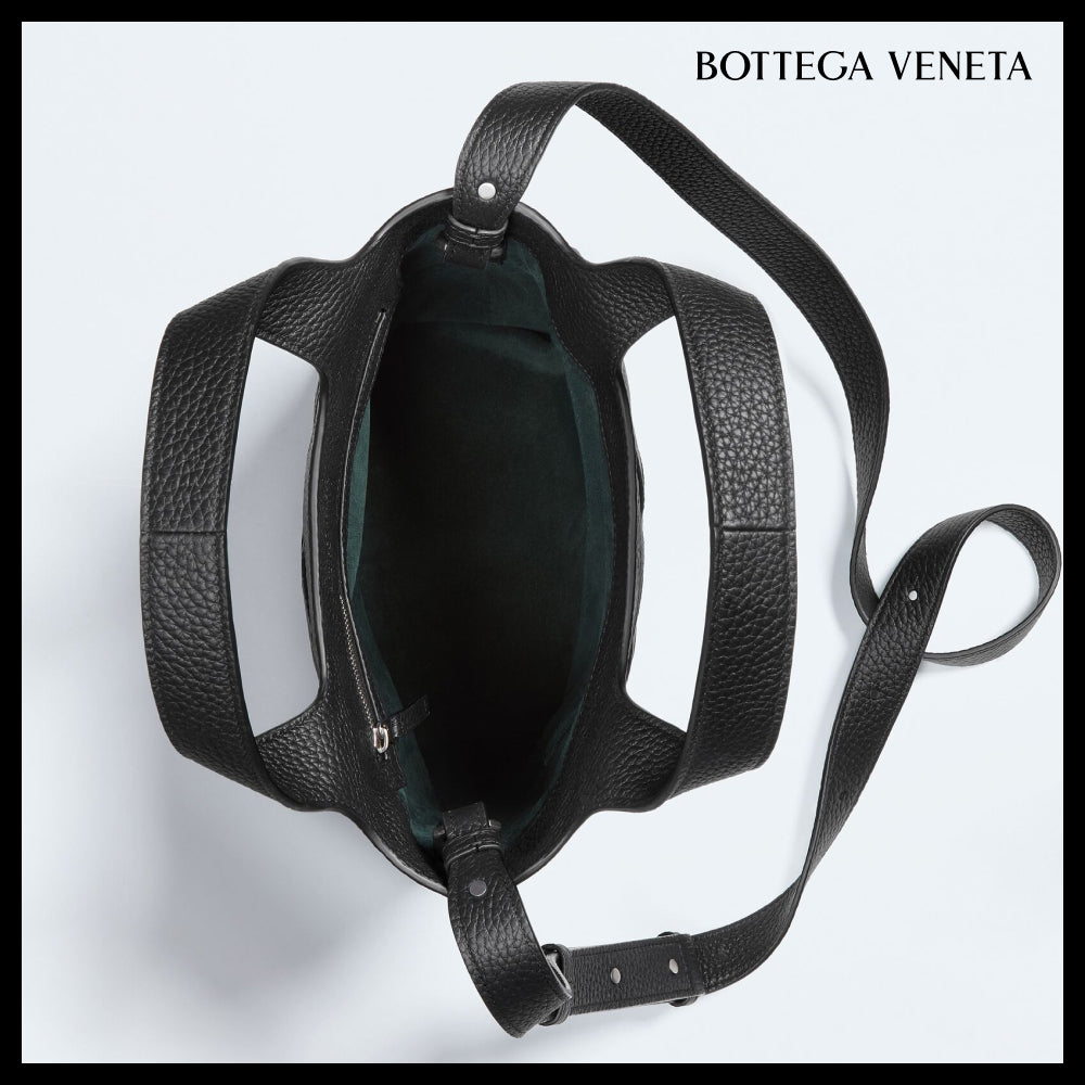 ◆BOTTEGA VENETA◆SMALL DIAGO TOTE BAG BLACK