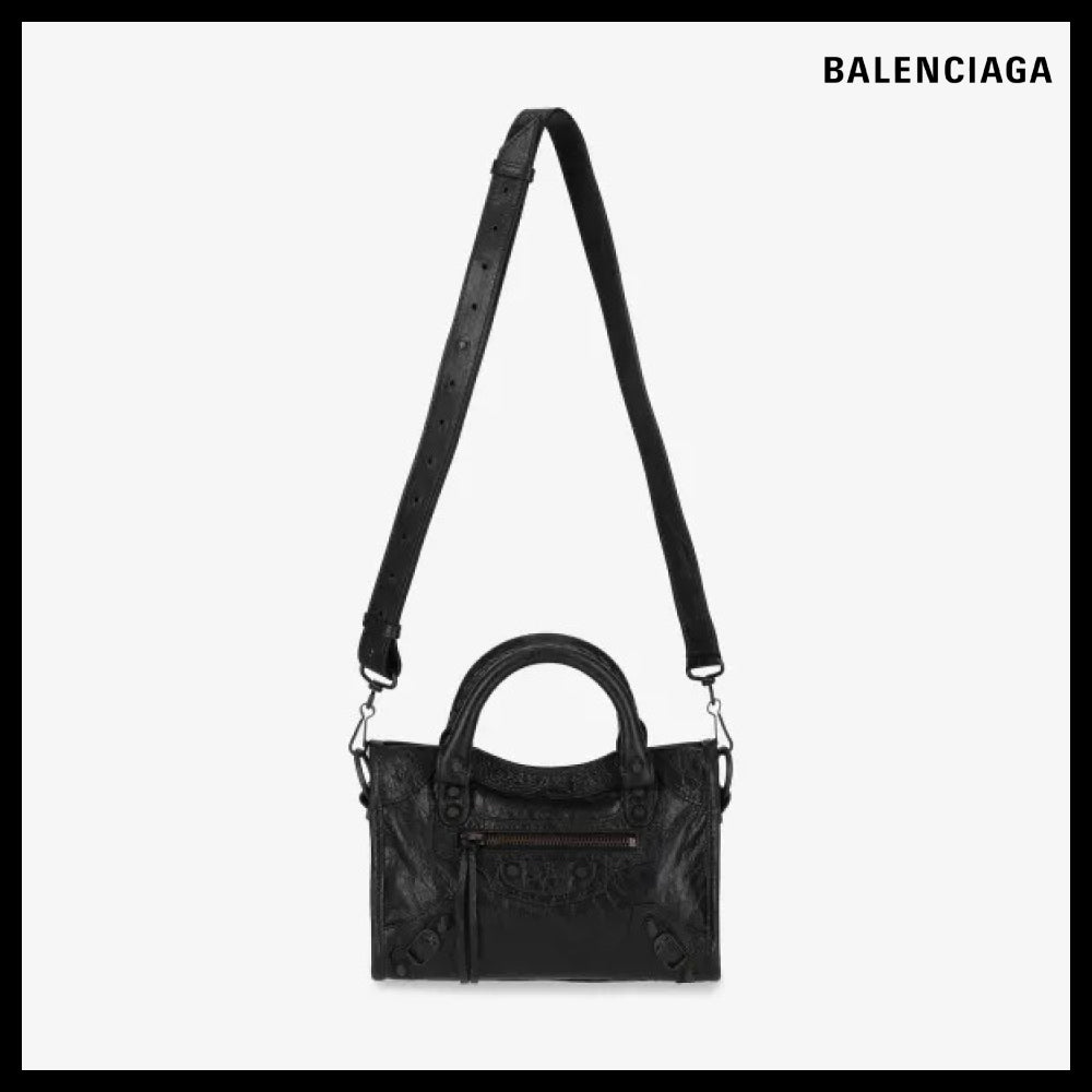 【BALENCIAGA】Le City Mini Tote Bag Black