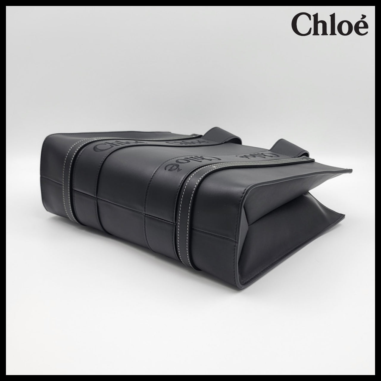 【Chloe】Woody Medium Tote Bag Black