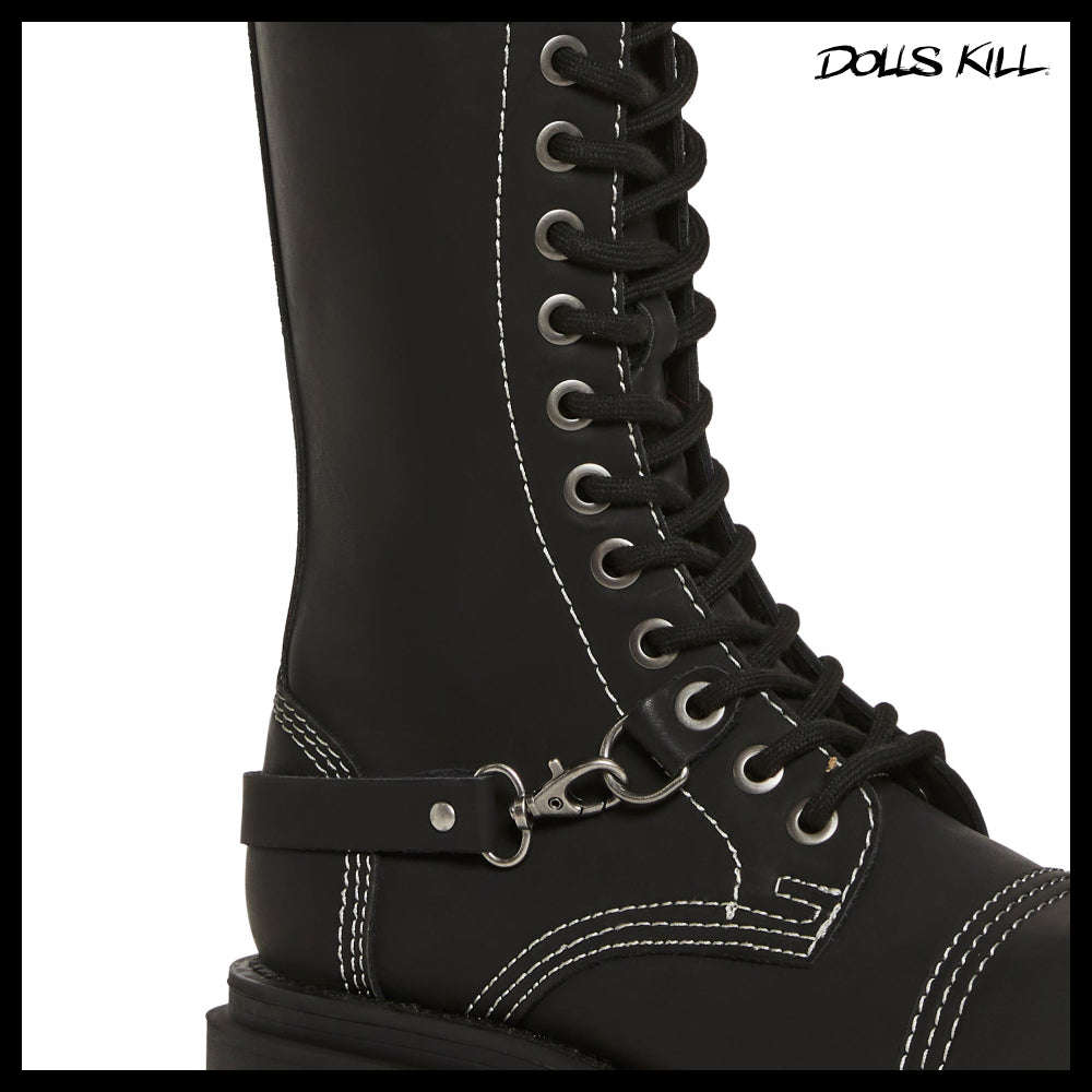 ◆DOLLS KILL◆DARKER WAVS Signal Combat Boots