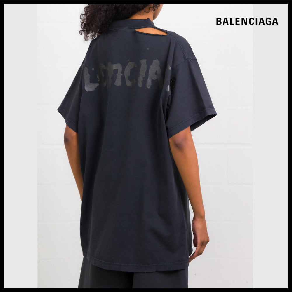 ★Balenciaga アウトレット セール★ Painted T-Shirt Oversized