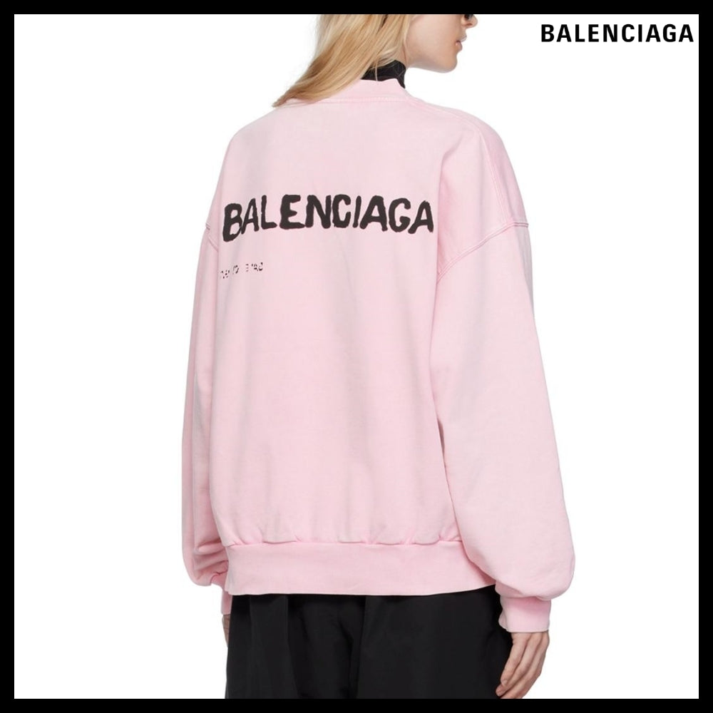 【BALENCIAGA】Hand Drawn Sweatshirt Regular Fit