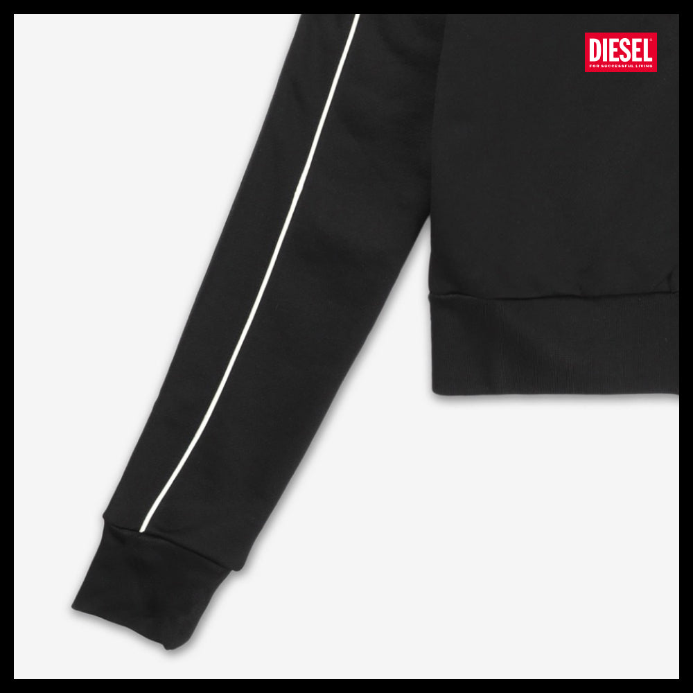 【DIESEL】F Jamila Piping D Jumper Black