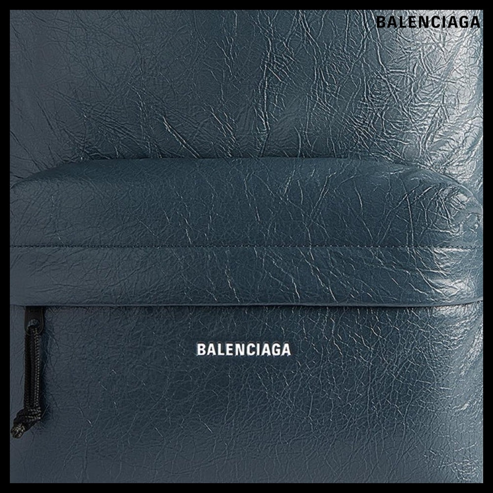 【BALENCIAGA】Explorer Backpack Dark Blue