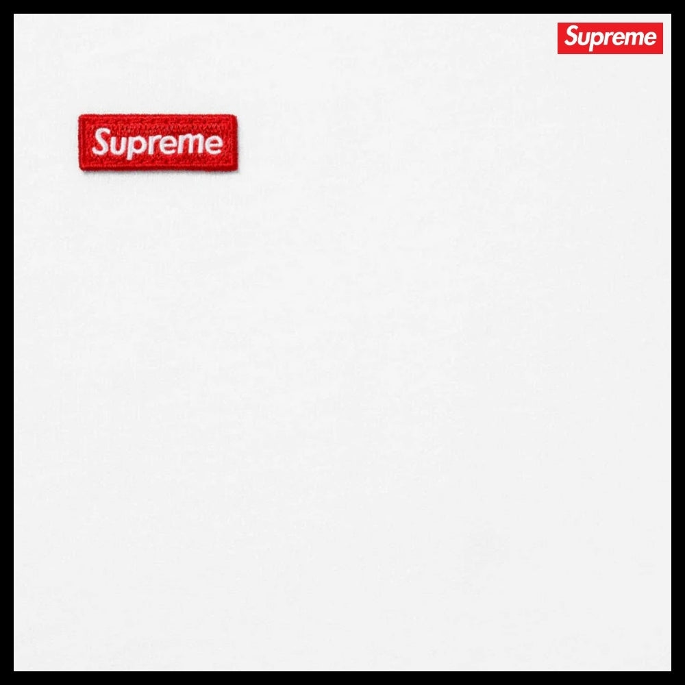【Supreme】Small Box Long Sleeve T Shirt White