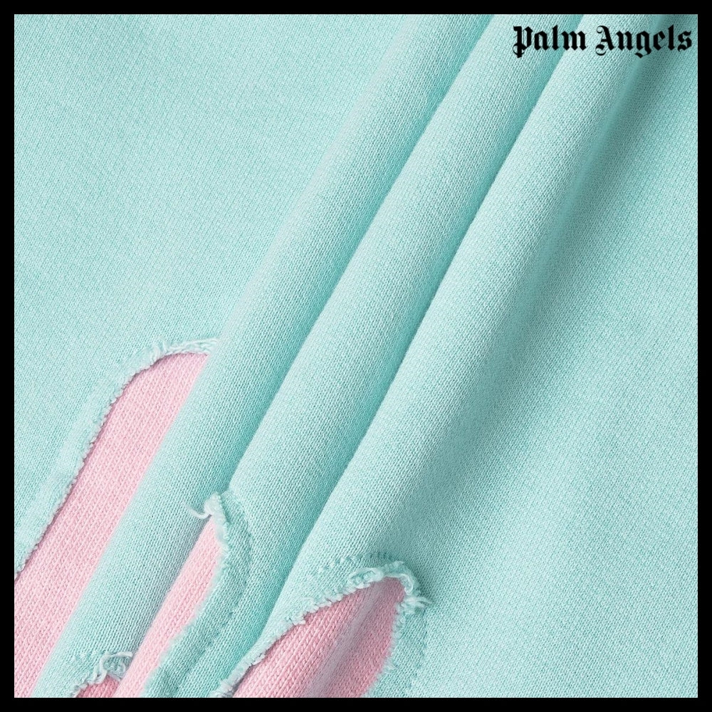 Palm Angels Layered Frame Vintage Hoodie