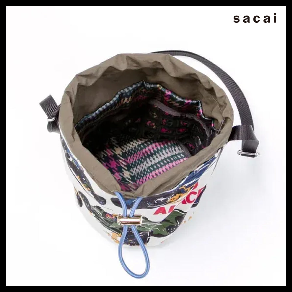 【sacai】Zantan Makeup Pouch White