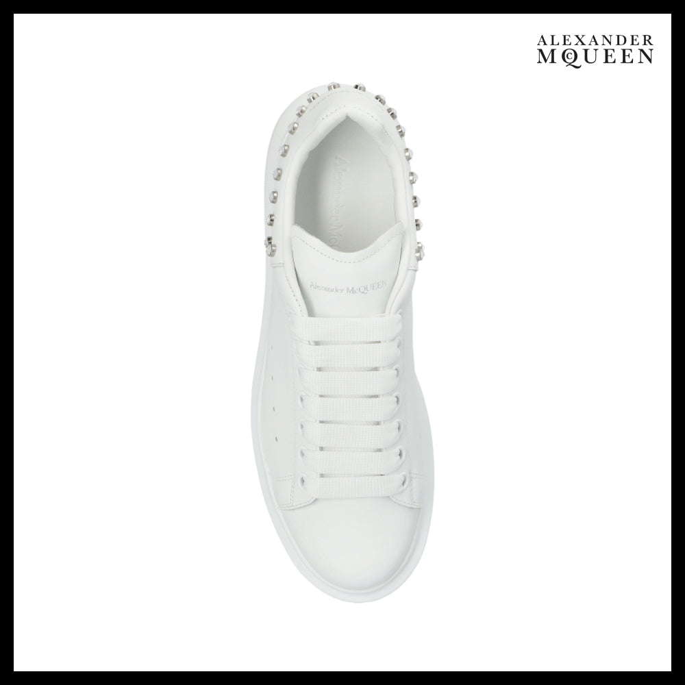 【Alexander Mcqueen】White Oversized Studded Sneakers