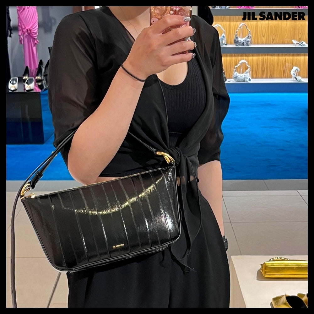 【正規品】【Jil Sander】Medium Fold Design Shoulder Bag