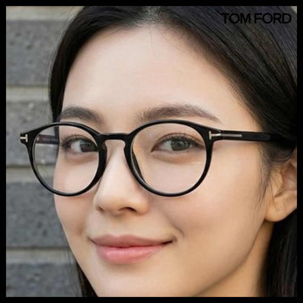 【TOM FORD】Round Horn-Rimmed Eyeglasses Fashion