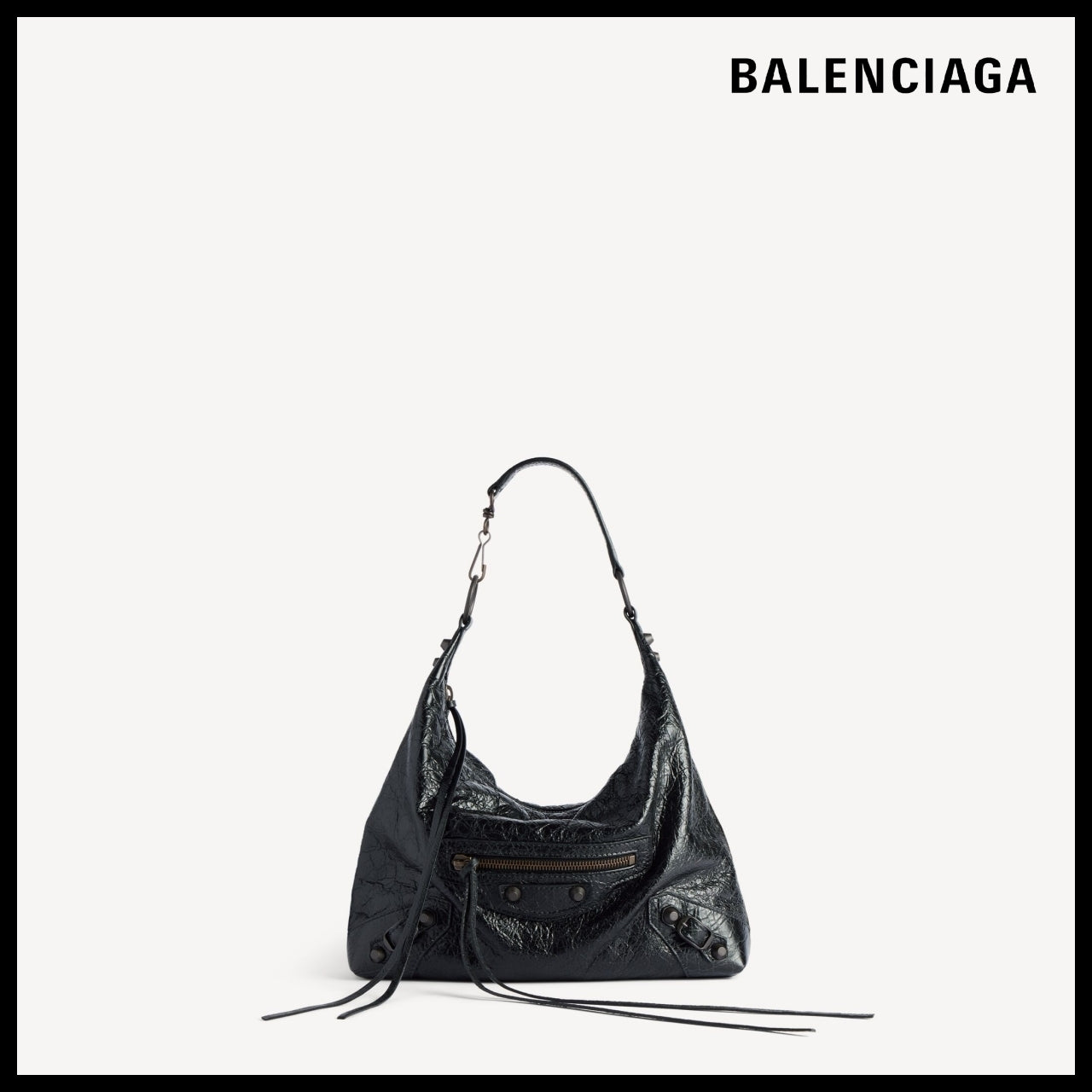 【BALENCIAGA】Le City Hobo Bag Small Black